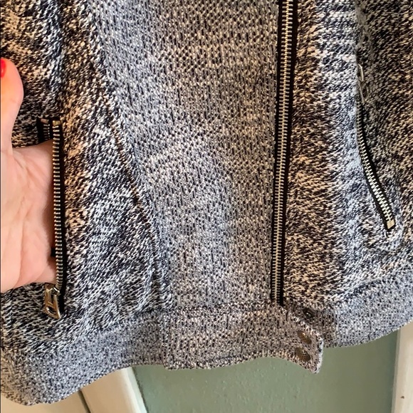 Lucky Brand Moto Sweater Jacket - Picture 3 of 5